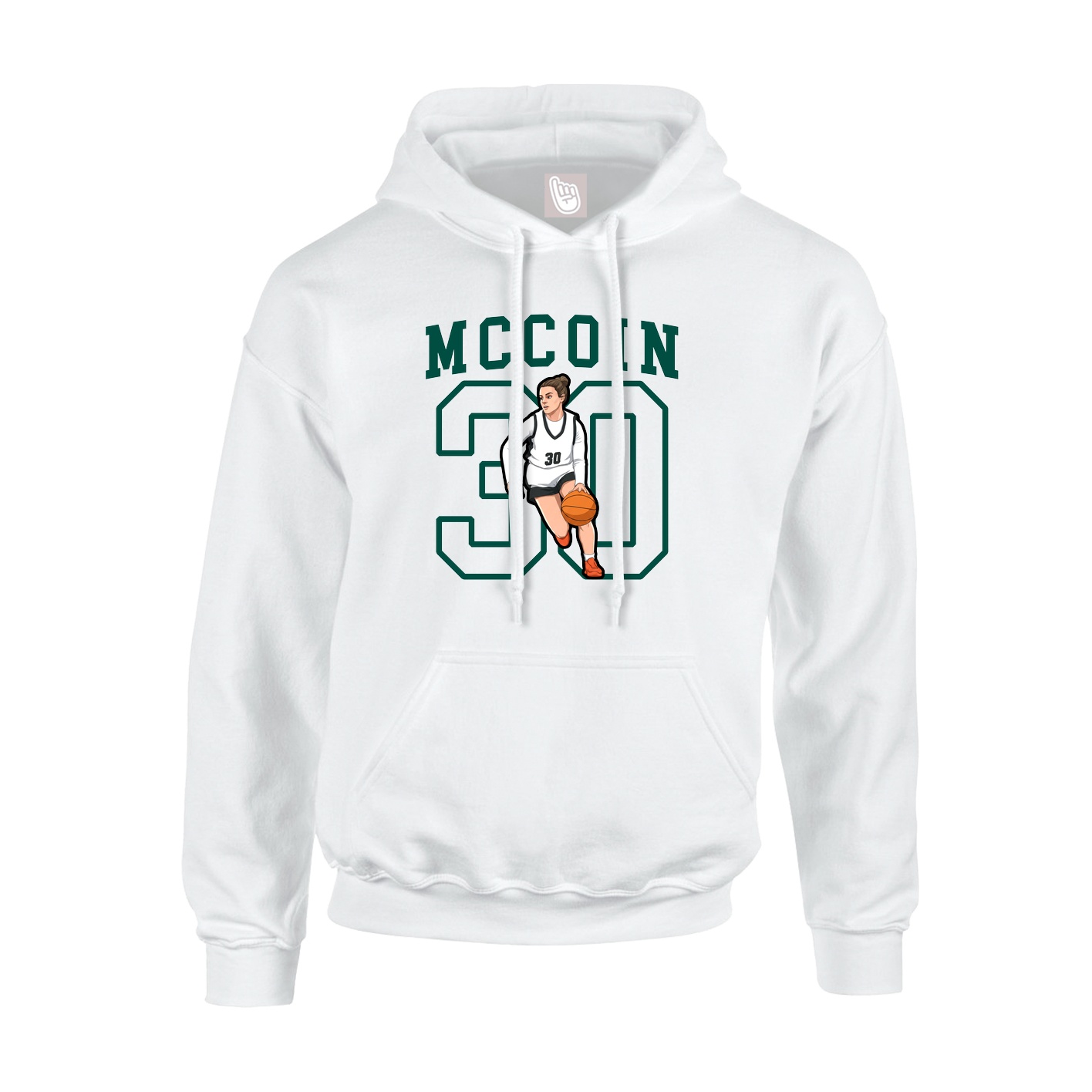 Youth Hoodie — Shirsey in White