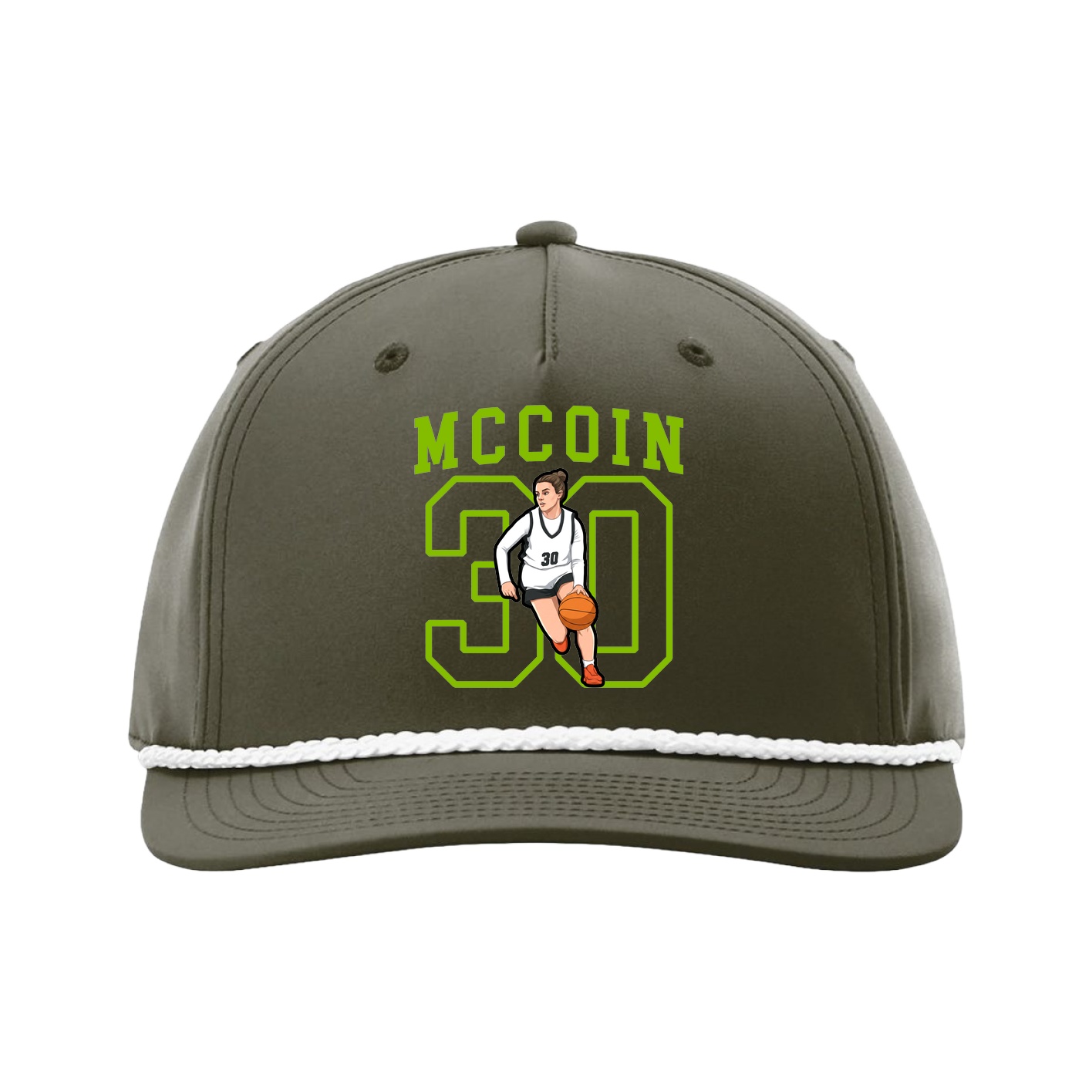 Five-Panel Classic Rope Cap — Shirsey in Green