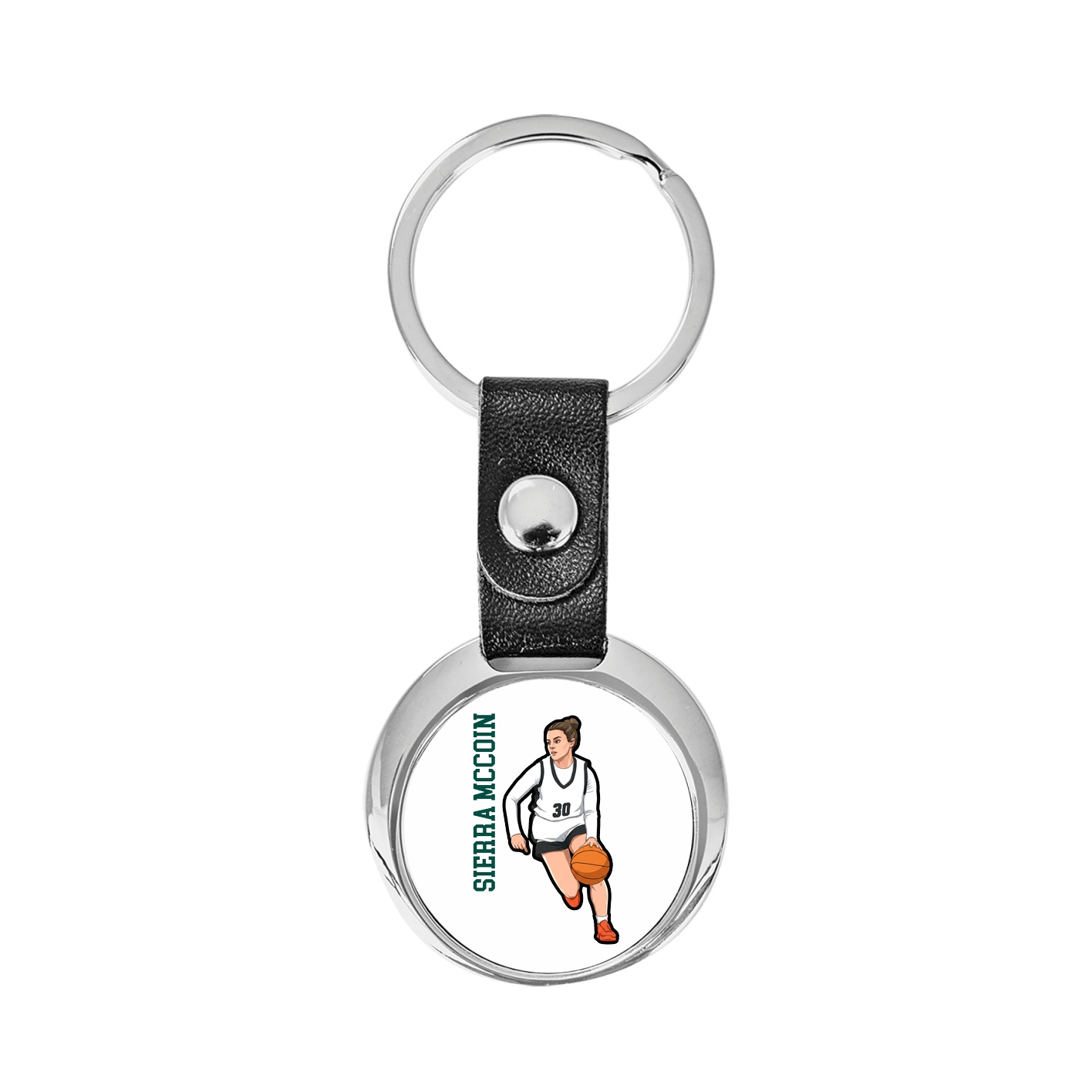 Key Chain — Name Vertical in Classic