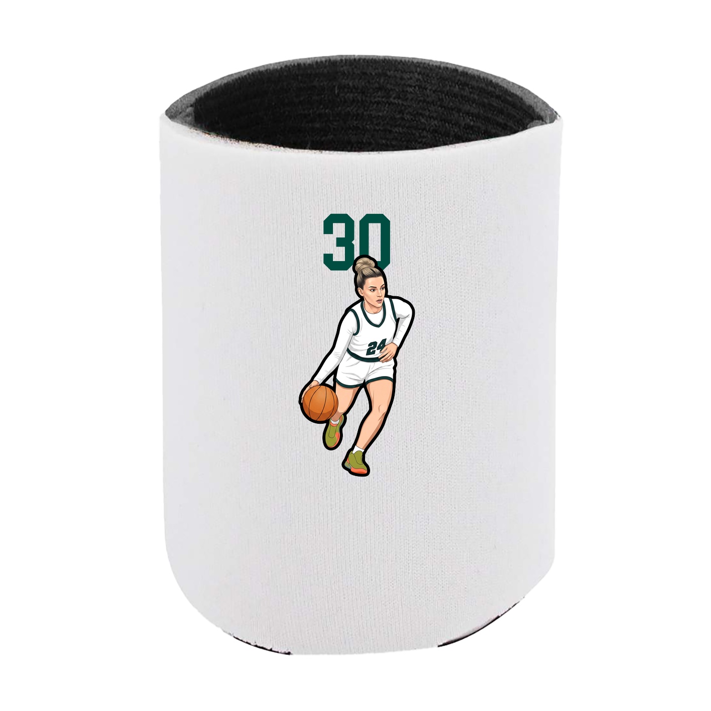 Can Holder — Number Top in White