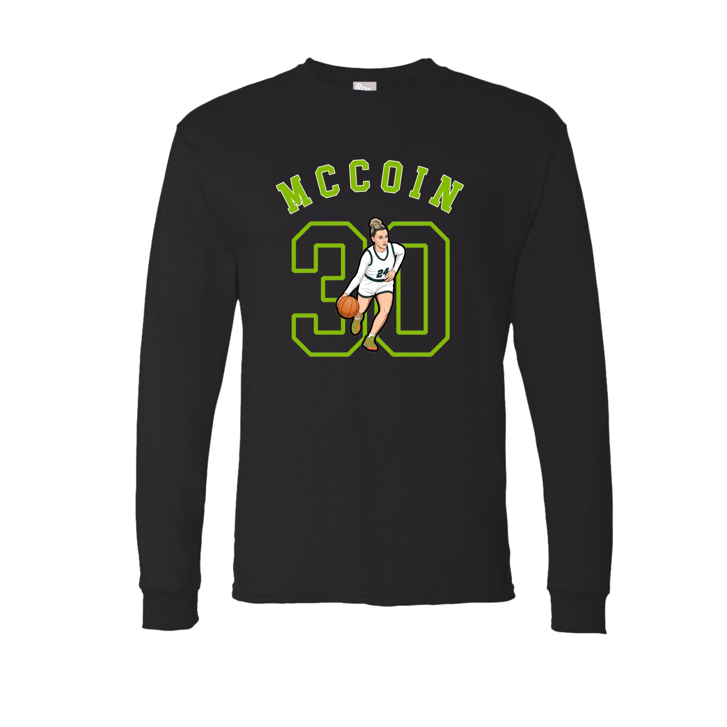 Long Sleeve Tee — Shirsey Arch in Black