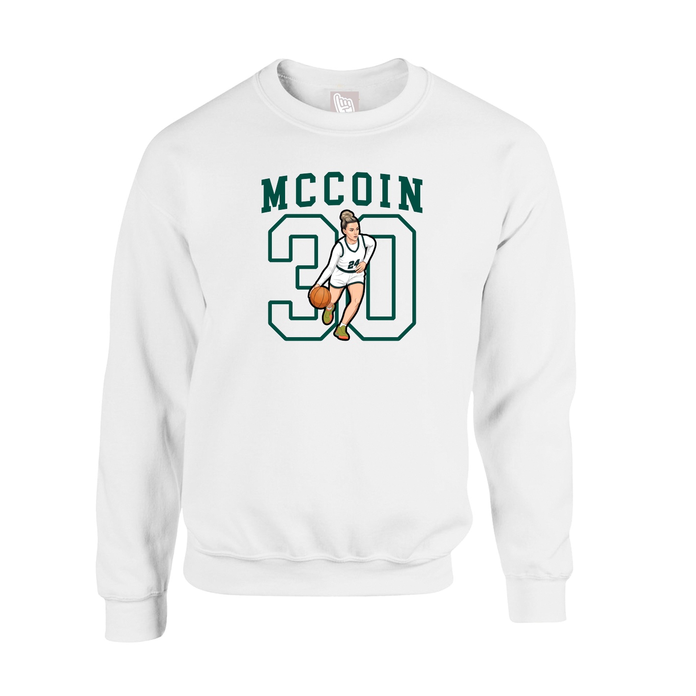 Fleece Crew — Shirsey in White