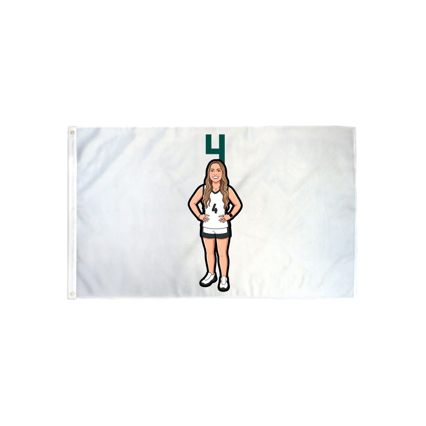 3x5 Flag — Number Top in Classic