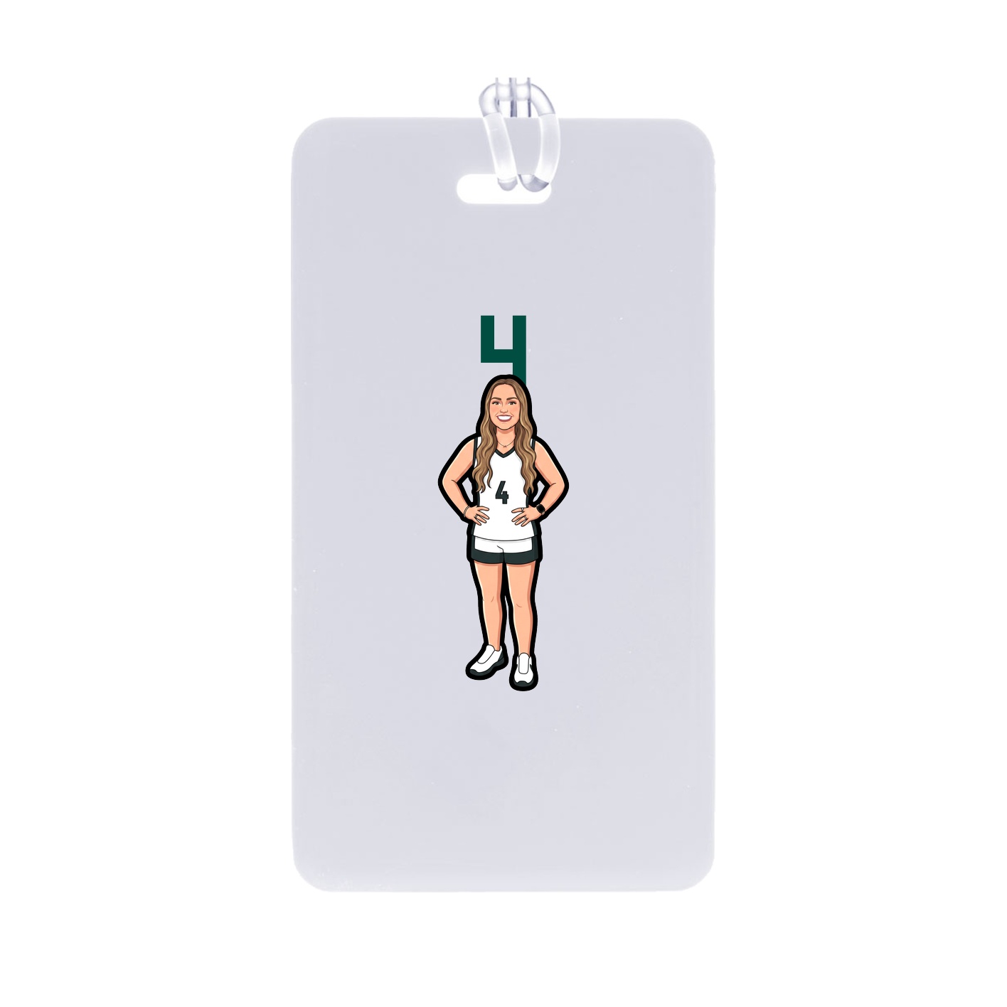 Bag Tag — Number Top in Classic