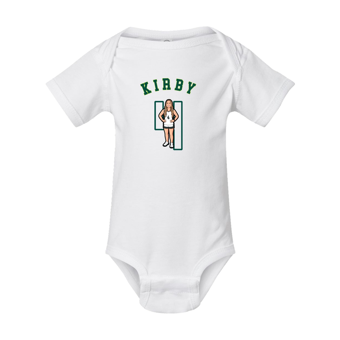Baby Onesie — Shirsey Arch in White