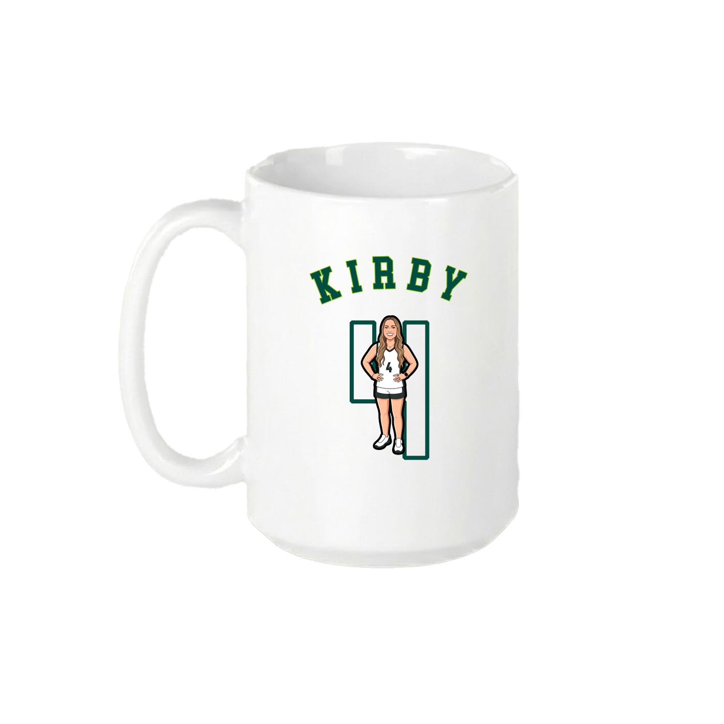 15oz Coffee Mug — Shirsey Arch in White