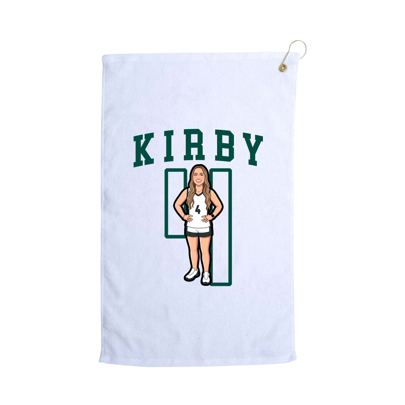 Golf Towel — Shirsey in White