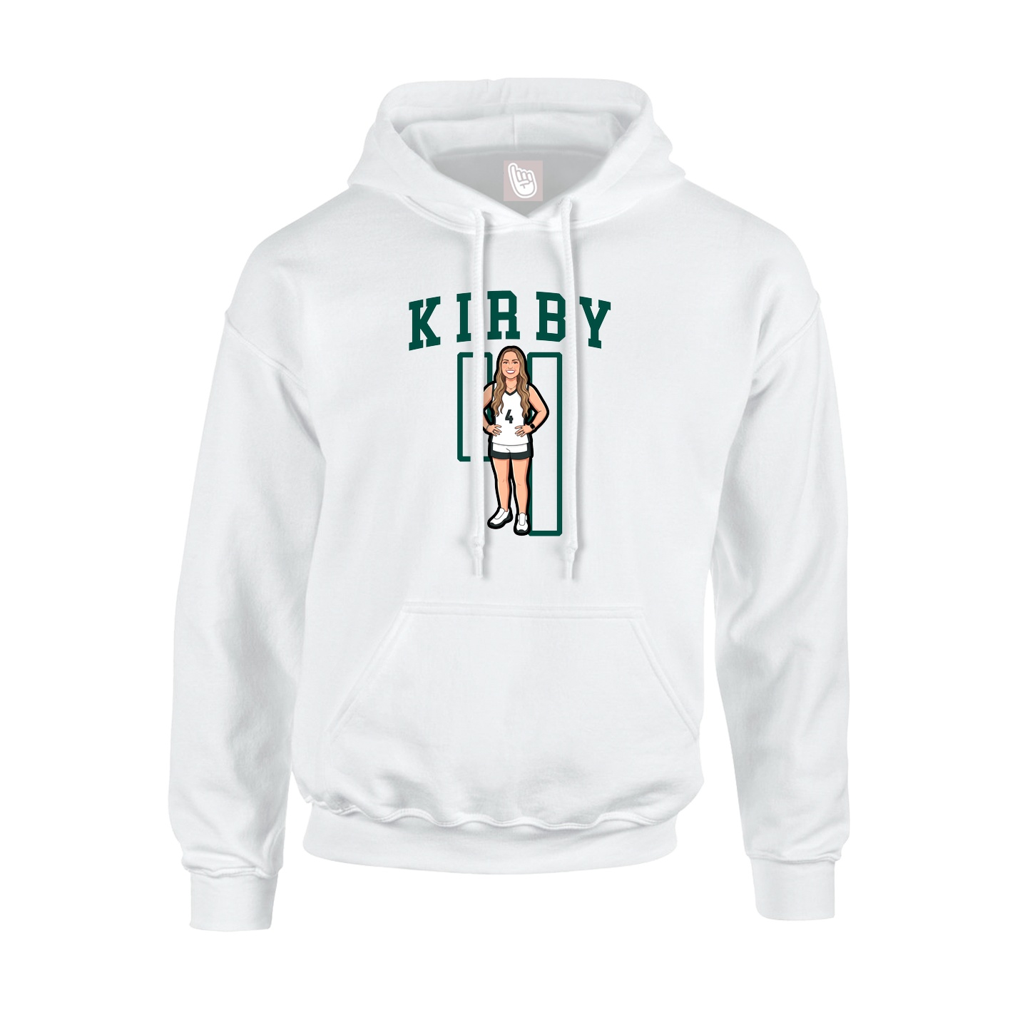 Youth Hoodie — Shirsey in White