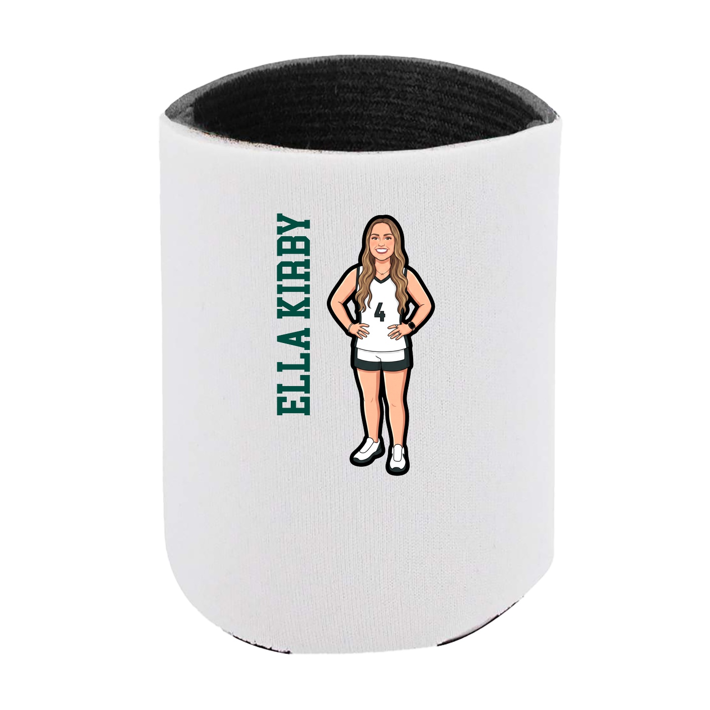 Can Holder — Name Vertical in White