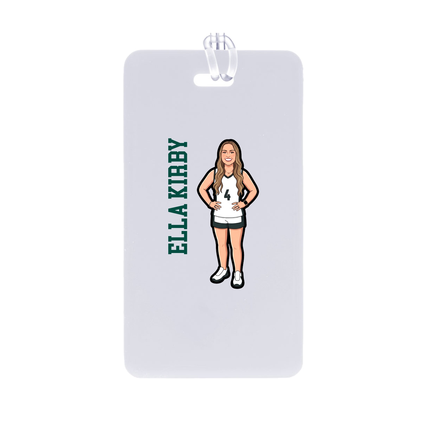 Bag Tag — Name Vertical in Classic
