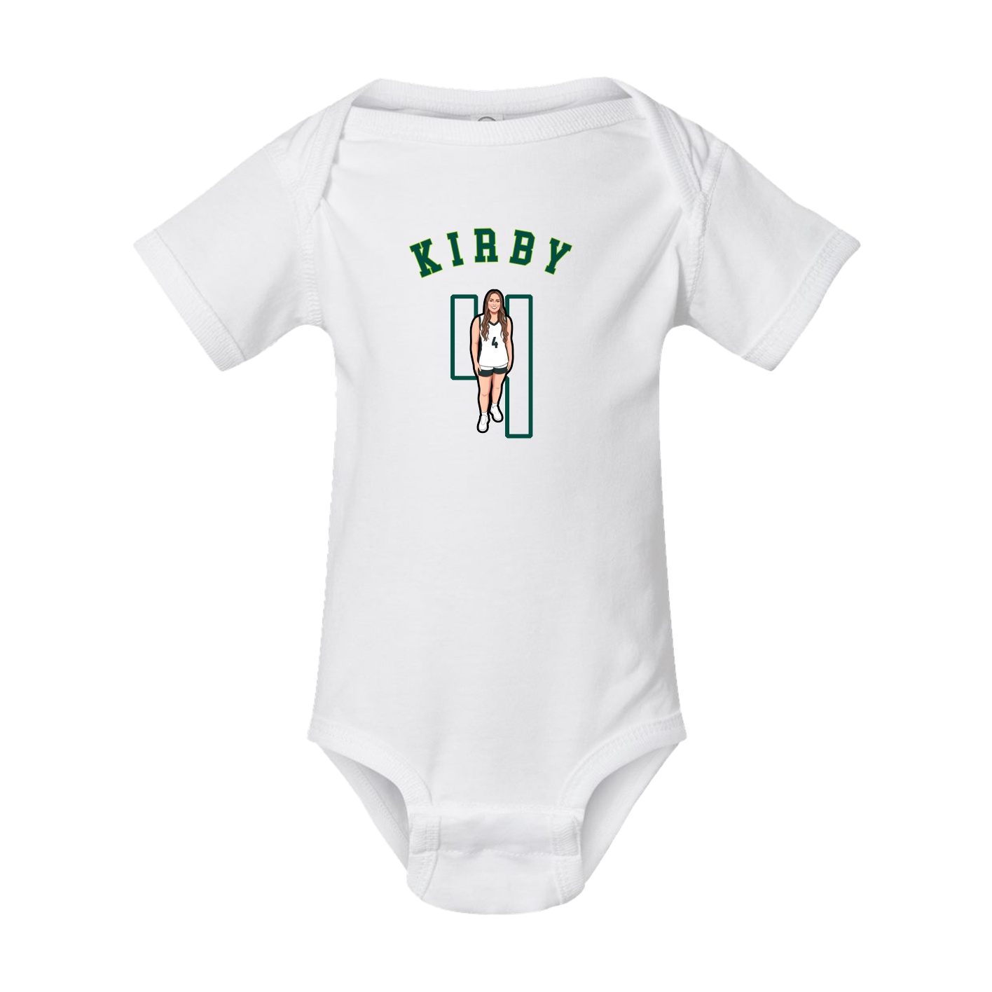 Baby Onesie — Shirsey Arch in White