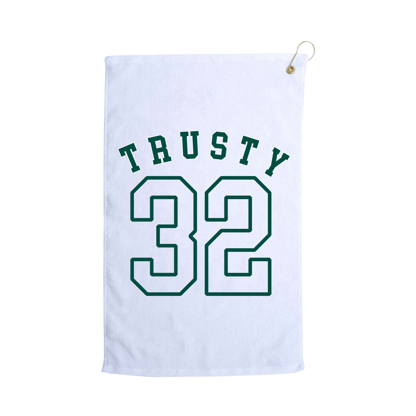 Golf Towel — Shirsey Arch in White