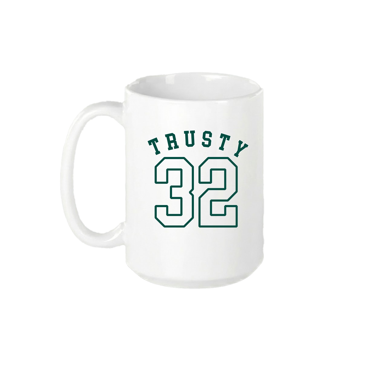 15oz Coffee Mug — Shirsey Arch in White