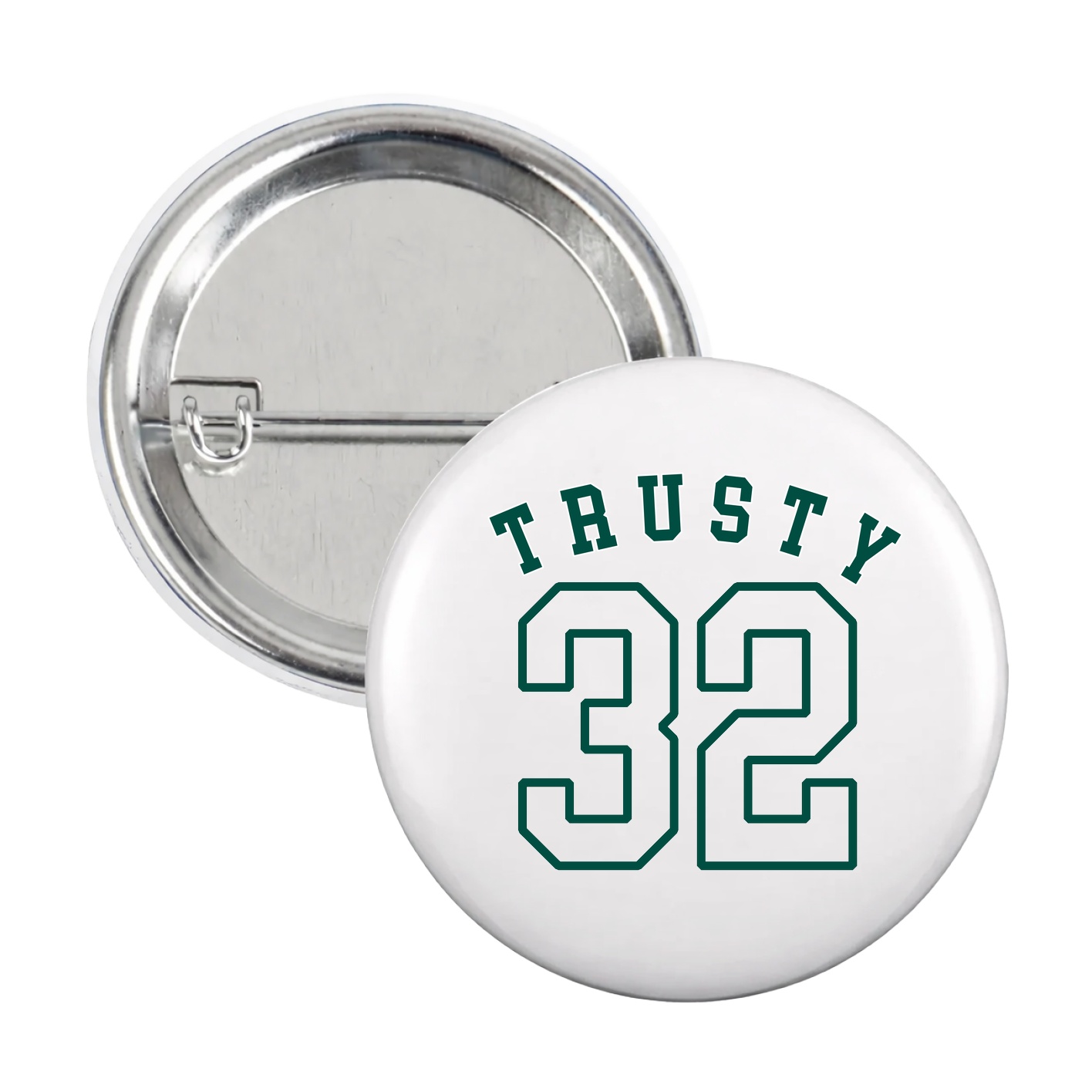 Game Day Button — Shirsey Arch in White