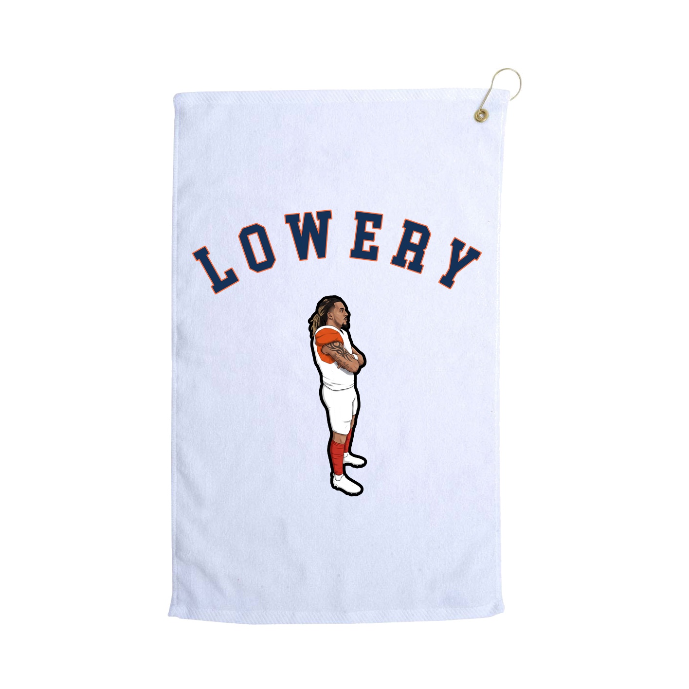 Golf Towel — Shirsey Arch in White