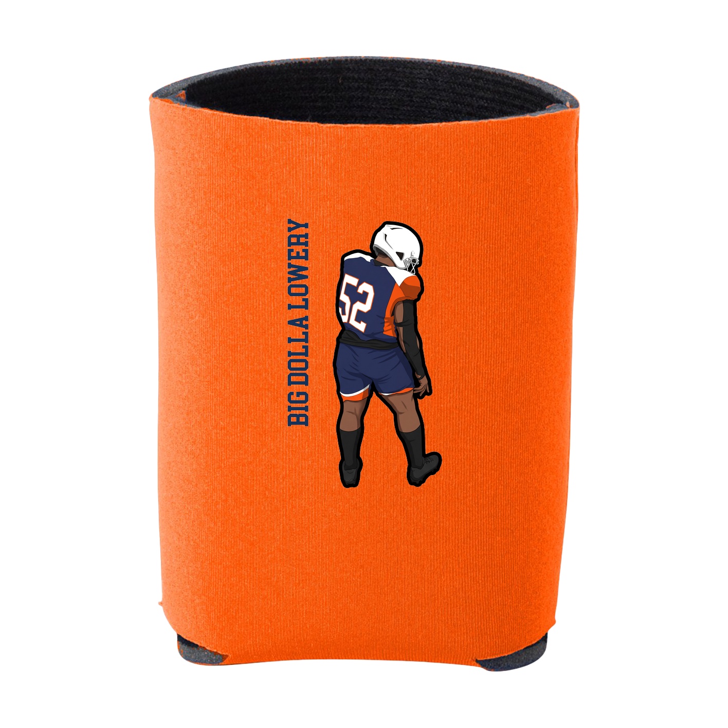 Can Holder — Name Vertical in Orange