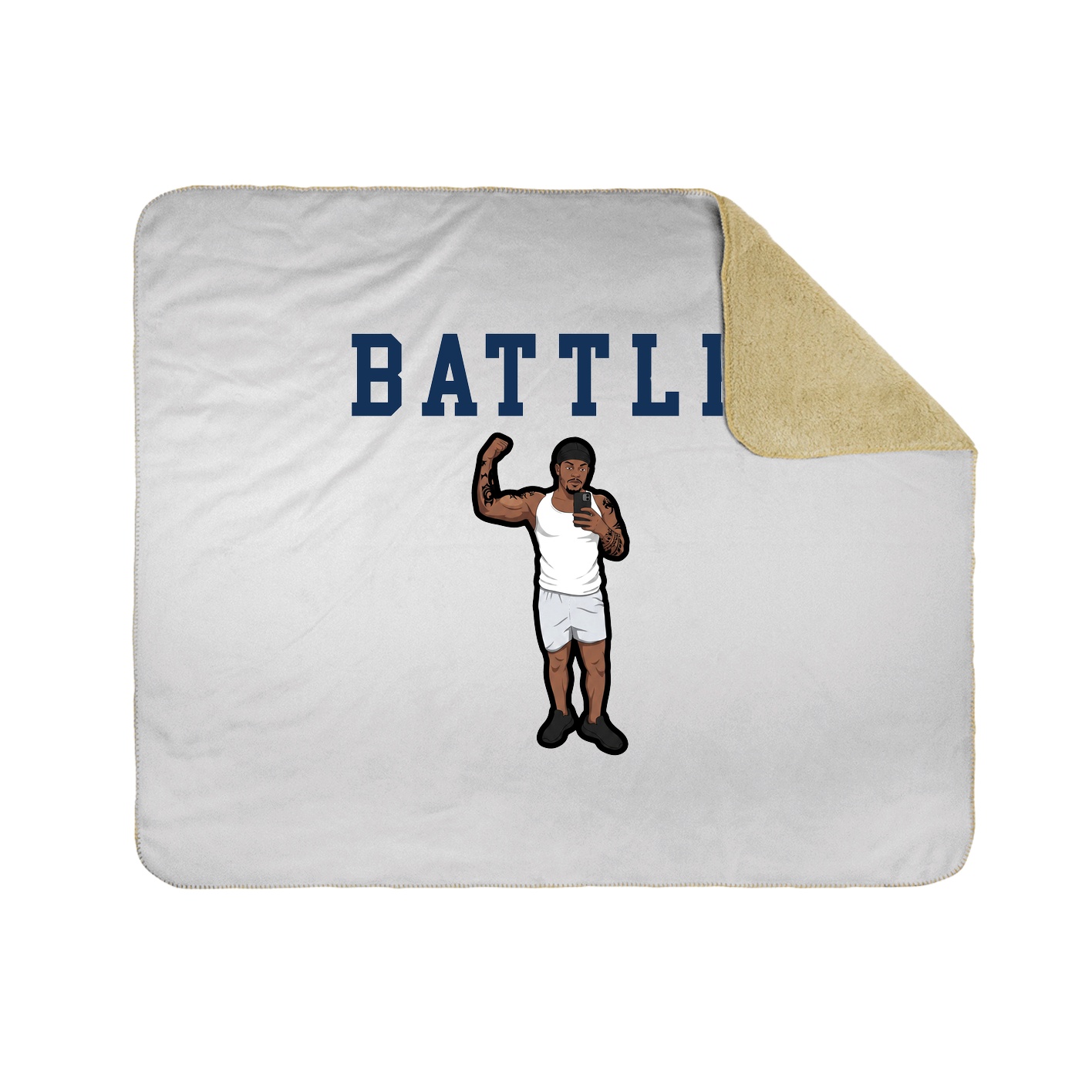 Throw Blanket — Shirsey in White