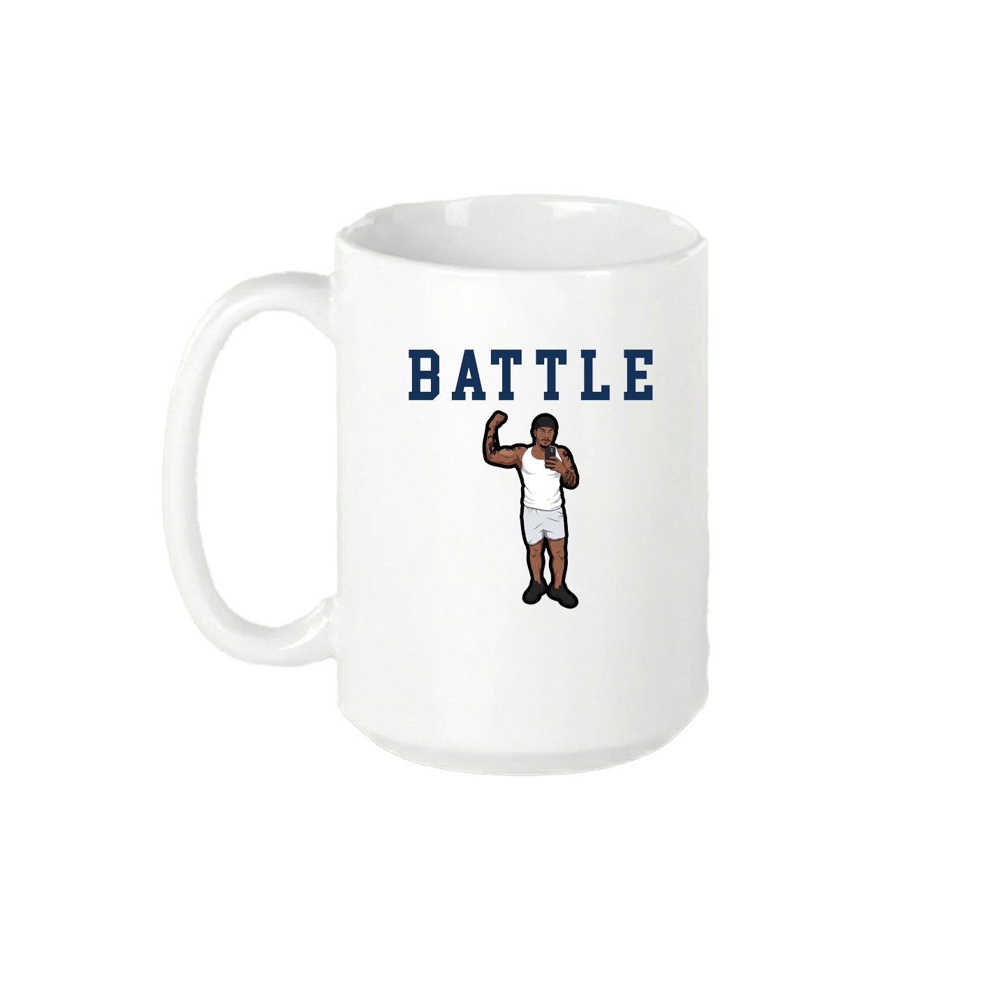 15oz Coffee Mug — Shirsey in White