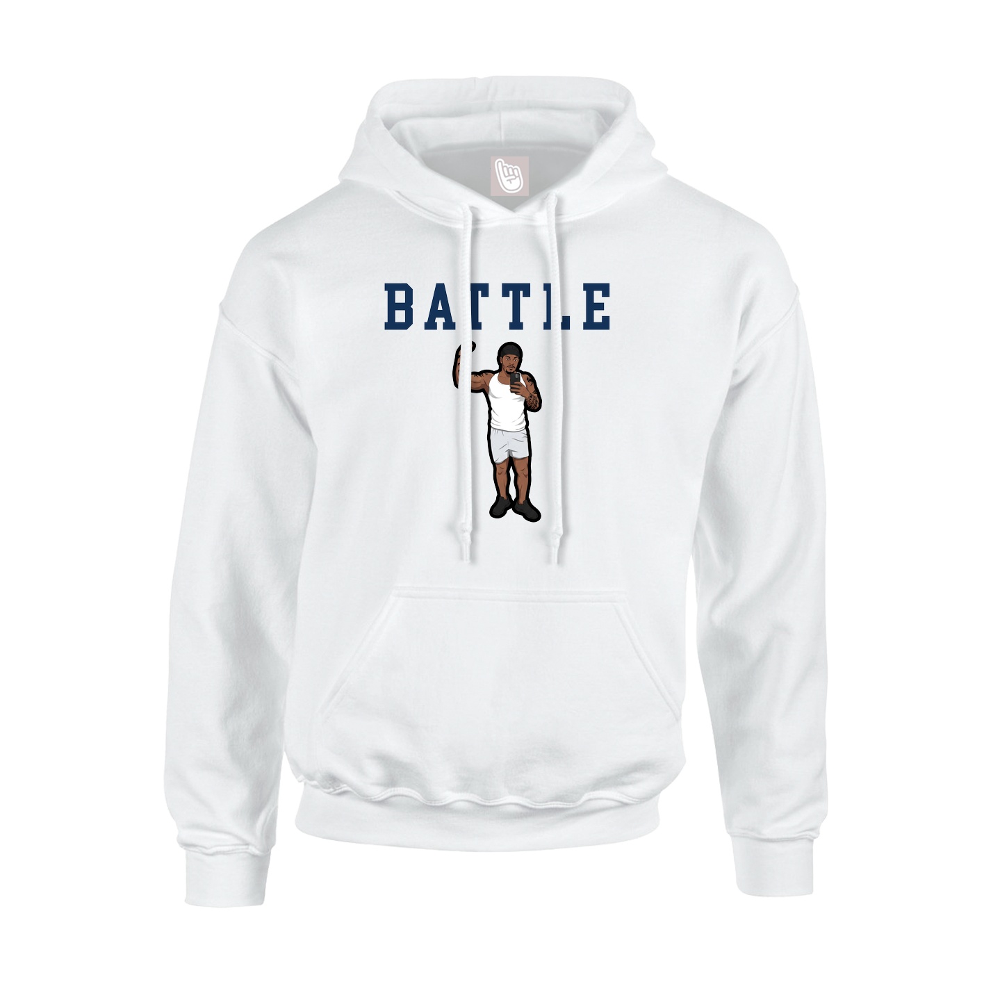 Hoodie — Shirsey in White