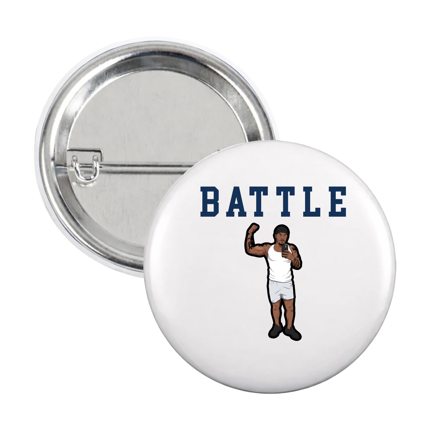 Game Day Button — Shirsey in White