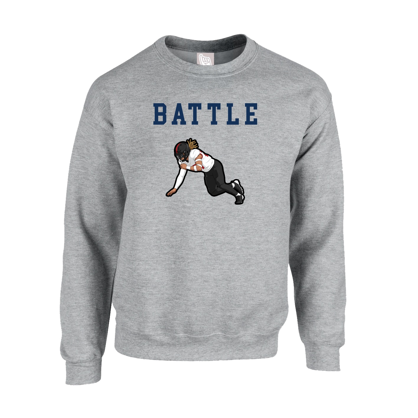 Fleece Crew — Shirsey in Grey