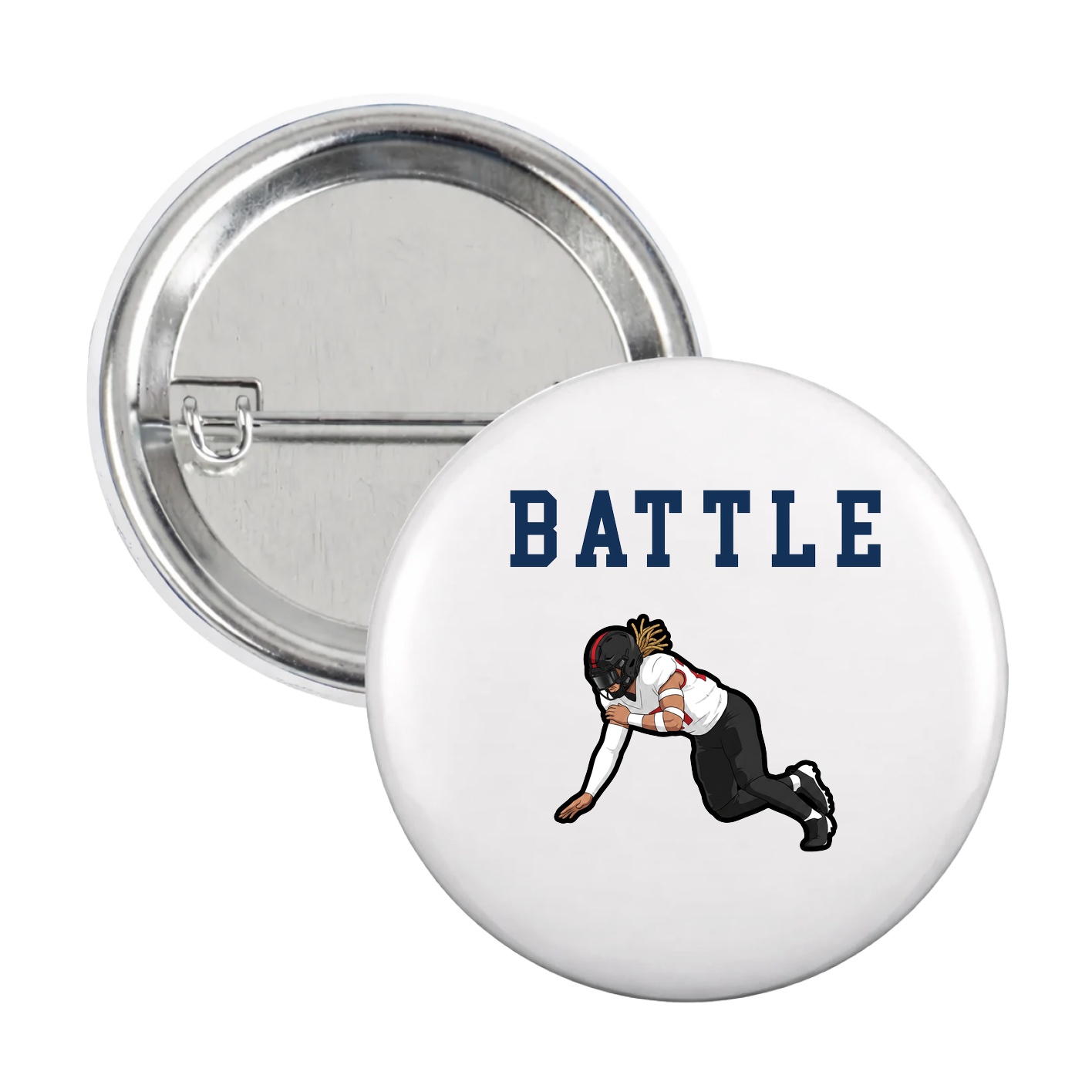 Game Day Button — Shirsey in White