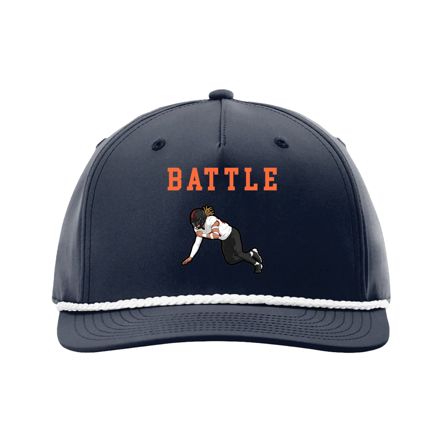 Five-Panel Classic Rope Cap — Shirsey in Navy