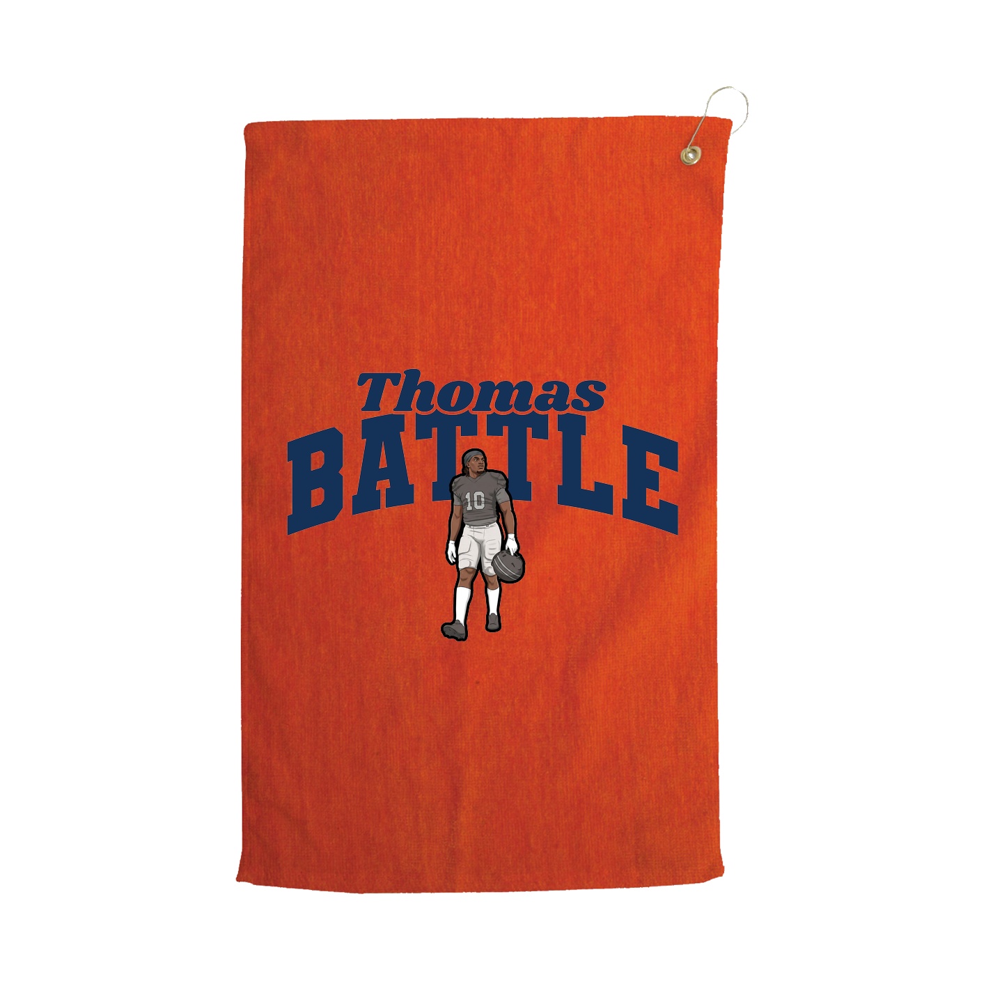 Golf Towel — Signature Arch in Orange