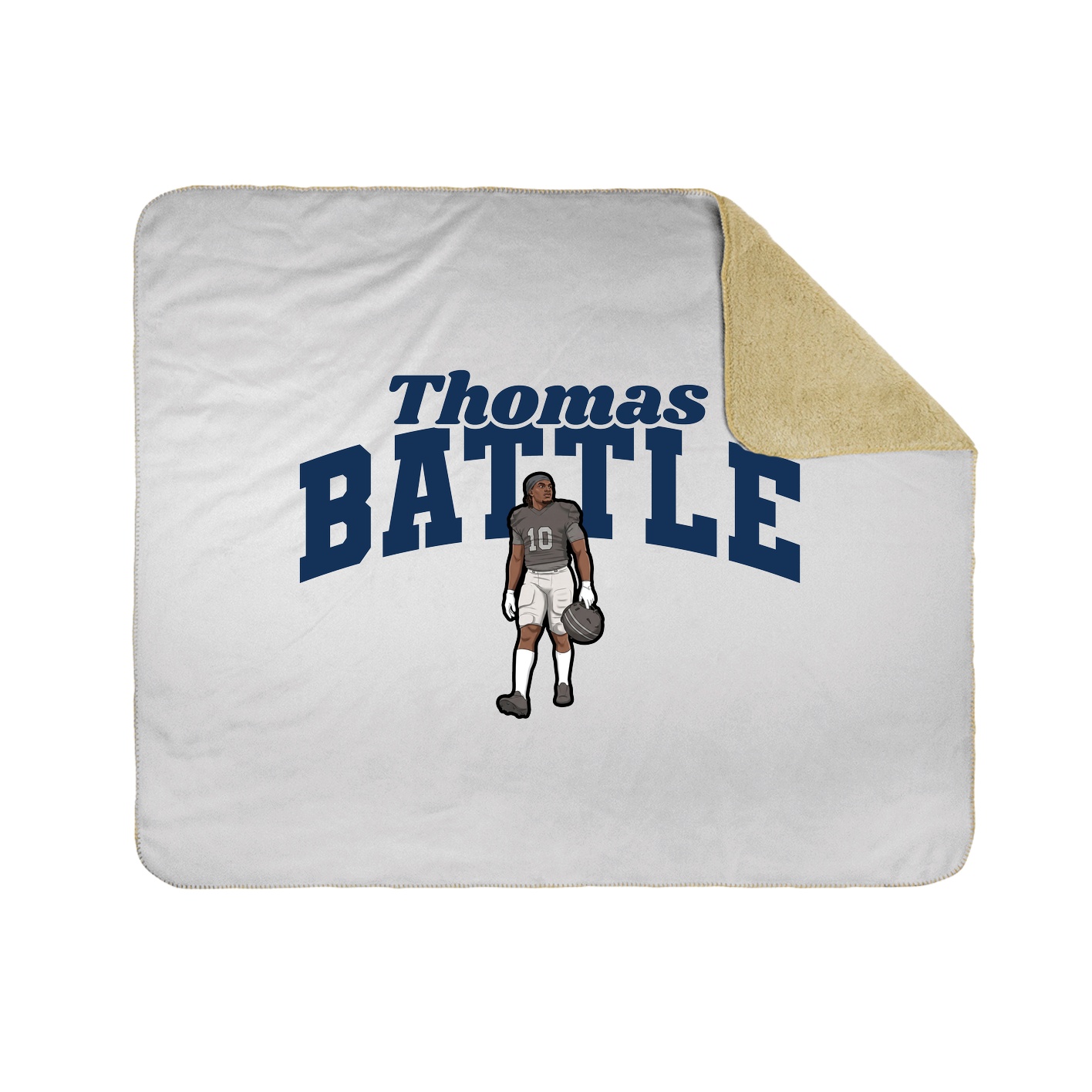 Throw Blanket — Signature Arch in White