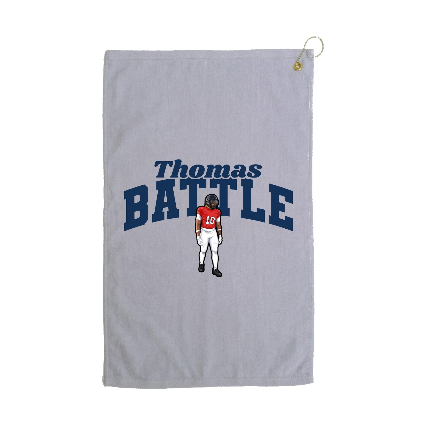 Golf Towel — Signature Arch in Grey