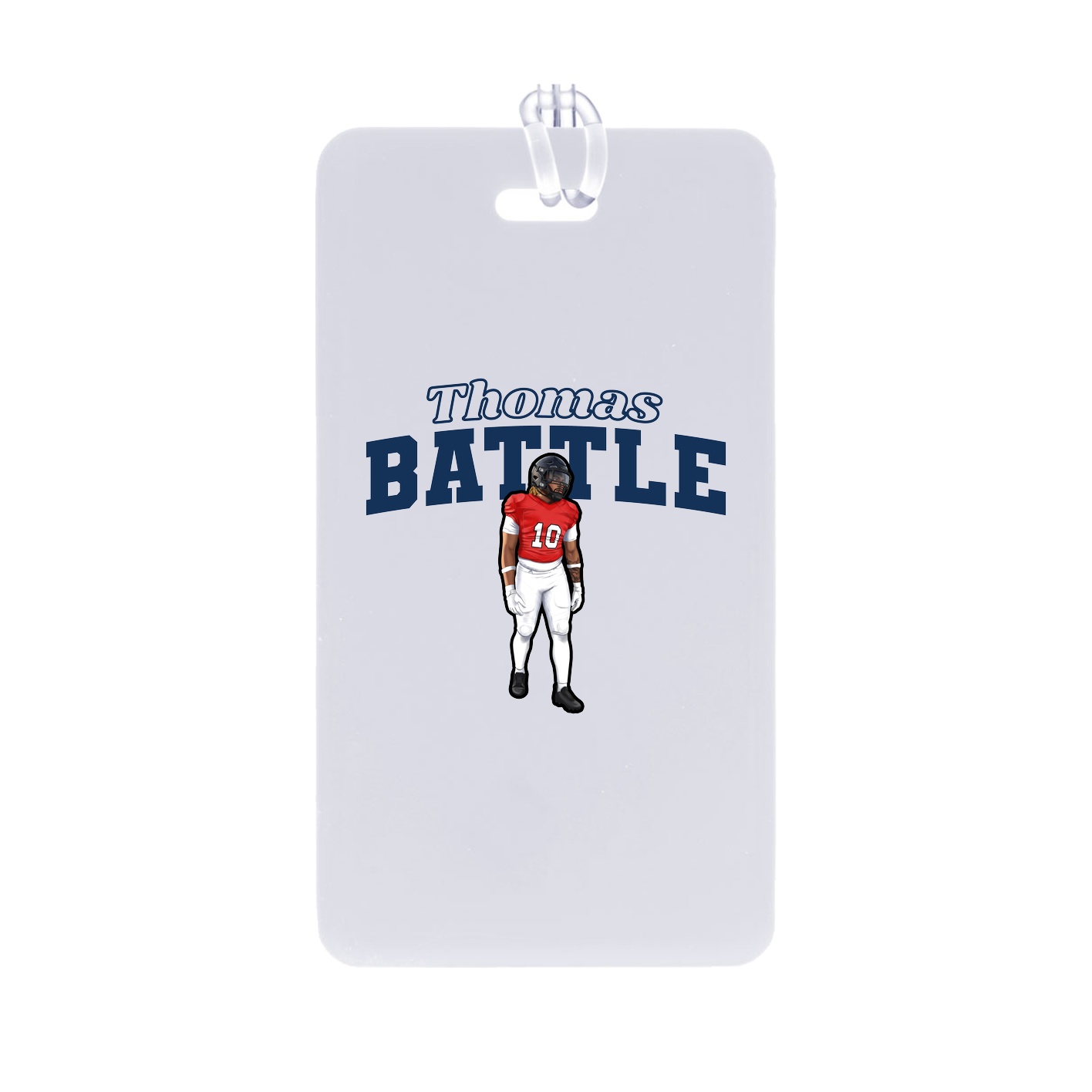 Bag Tag — Name Arch in Classic