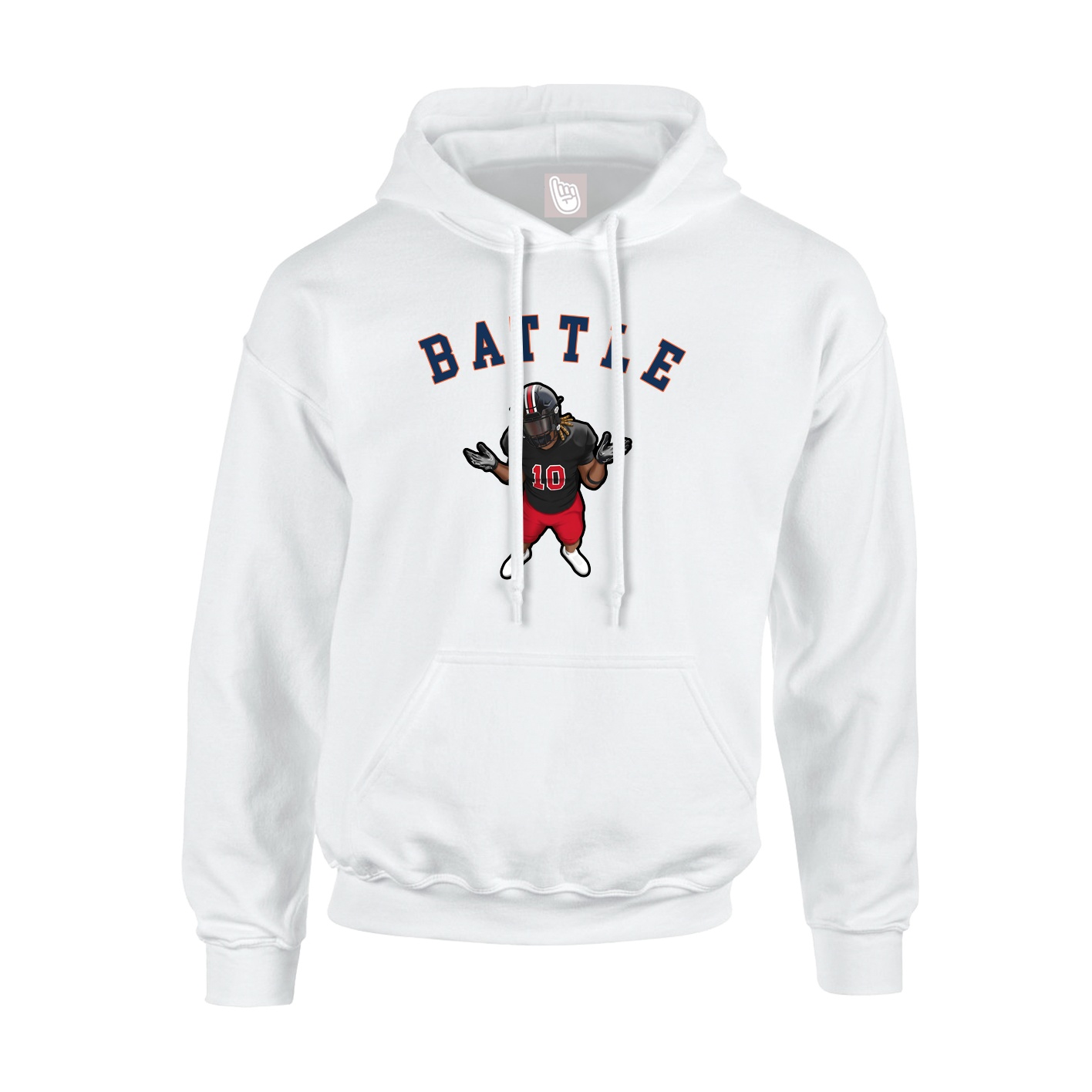 Hoodie — Shirsey Arch in White