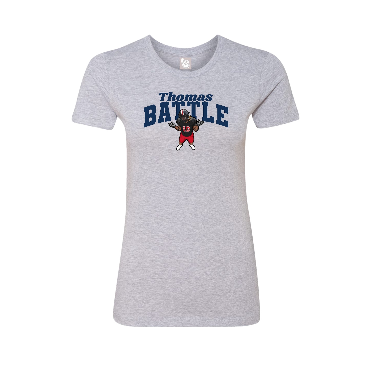 Womens Tee — Signature Arch in Grey