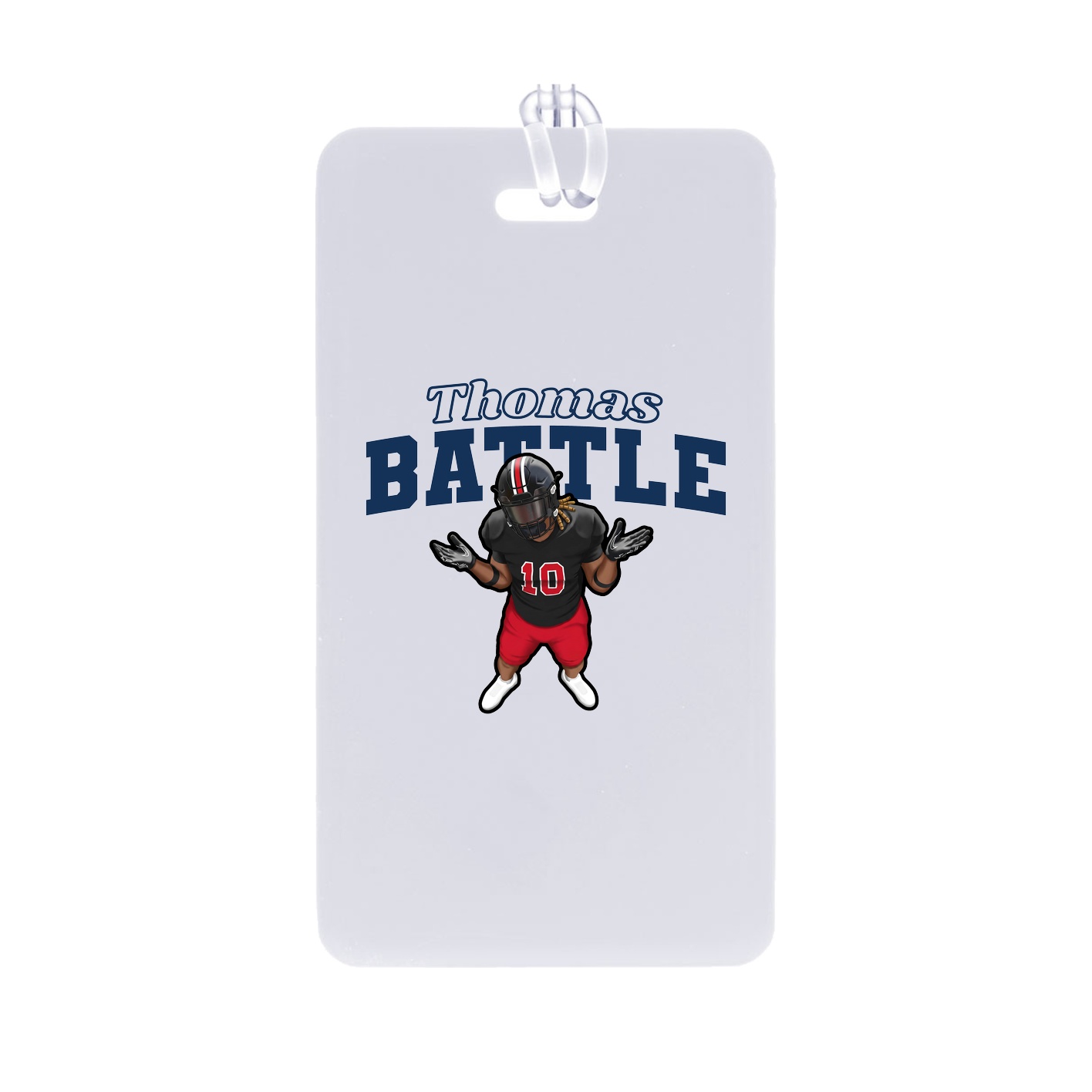 Bag Tag — Name Arch in Classic