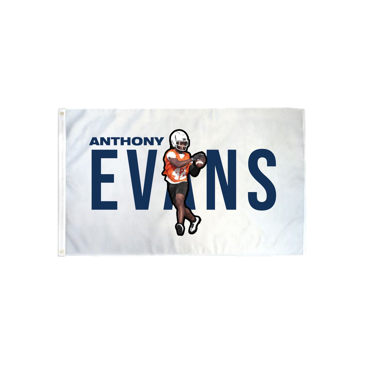 3x5 Flag — Player Name in Classic