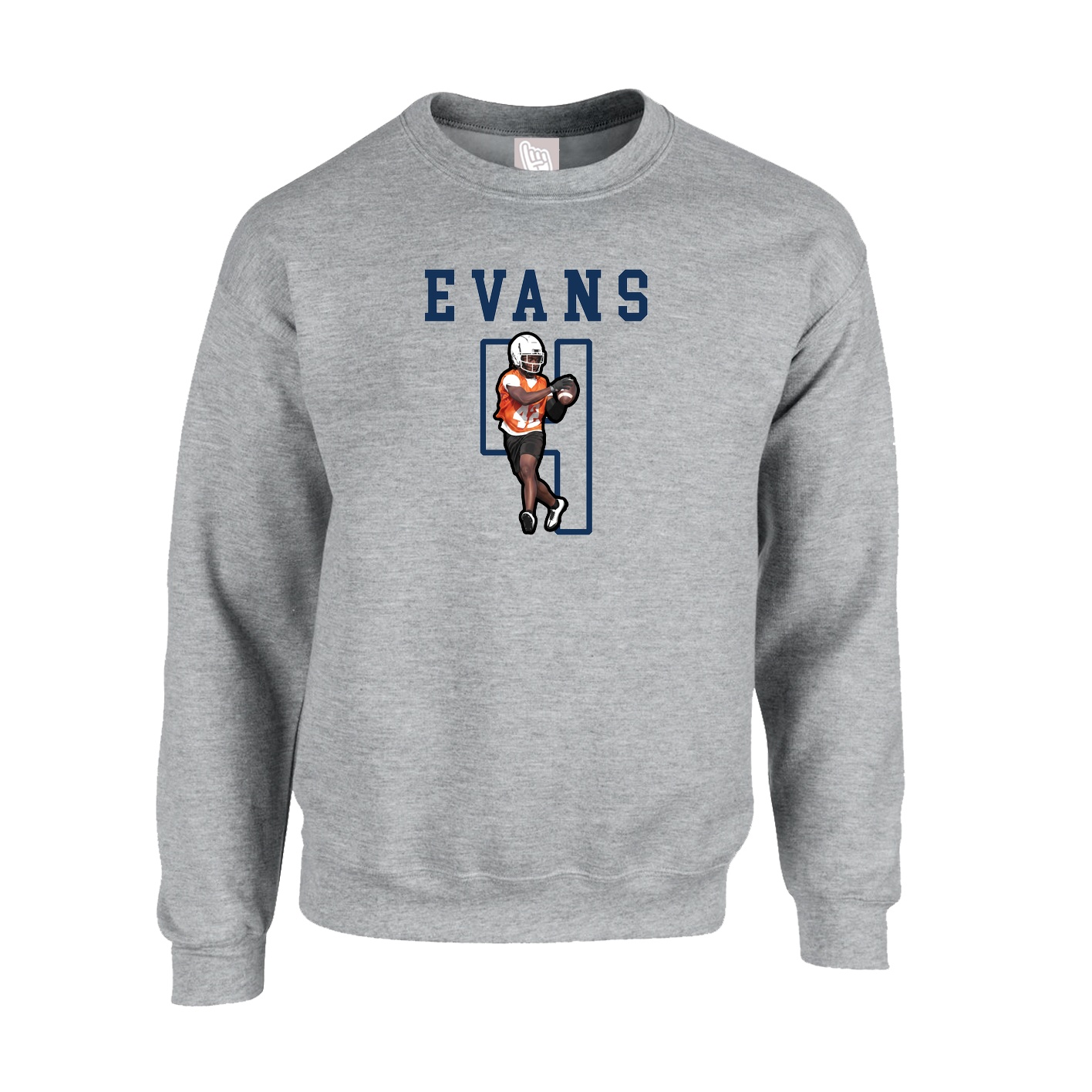 Fleece Crew — Shirsey in Grey