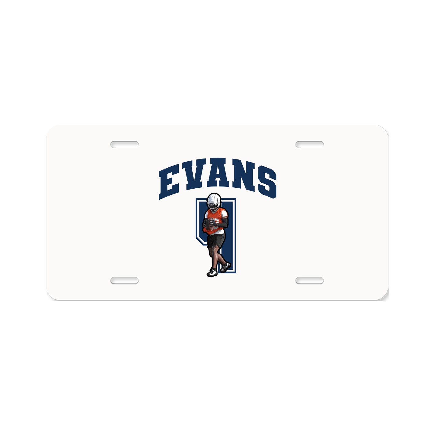 License Plate — Number in Classic