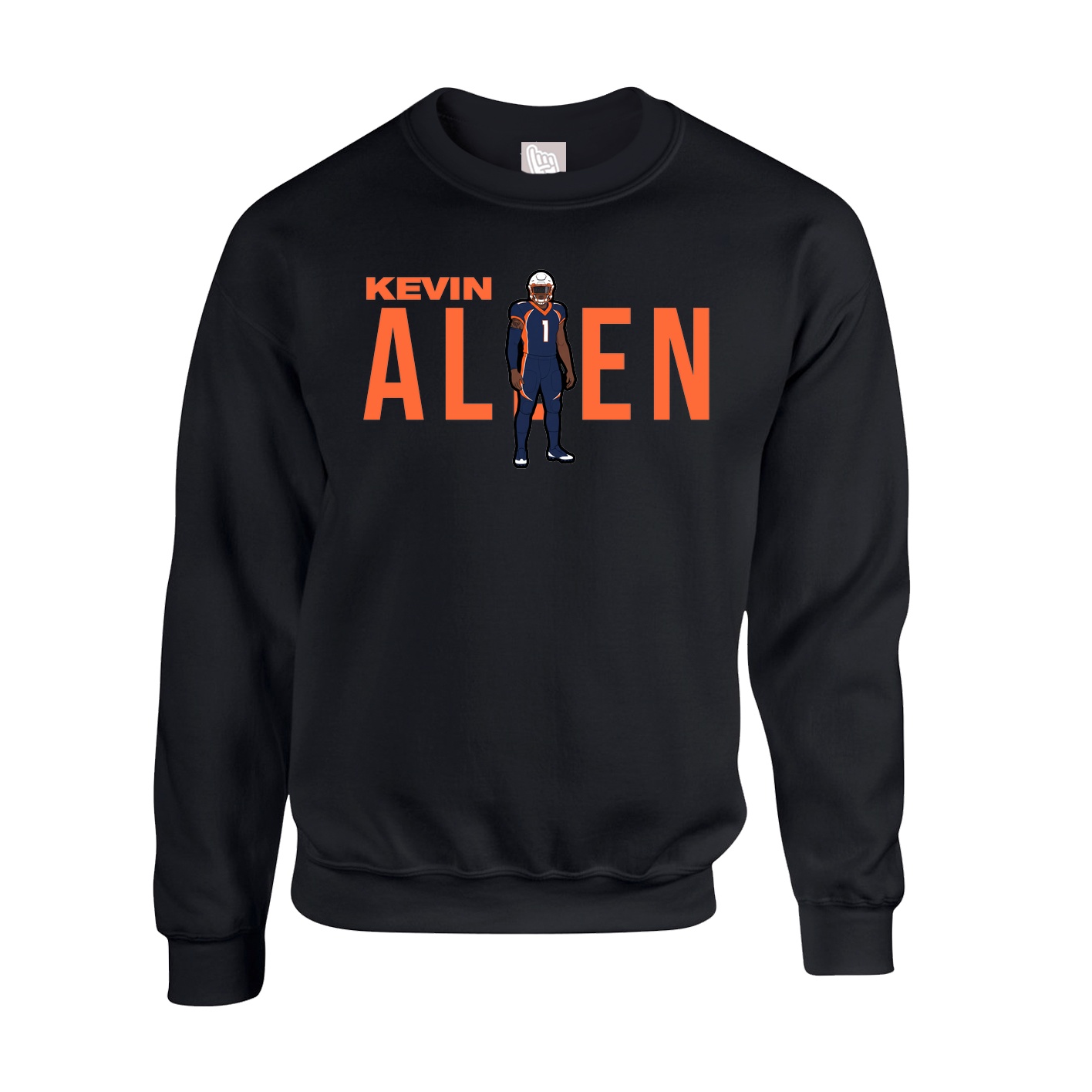 Fleece Crew — Player Name in Black