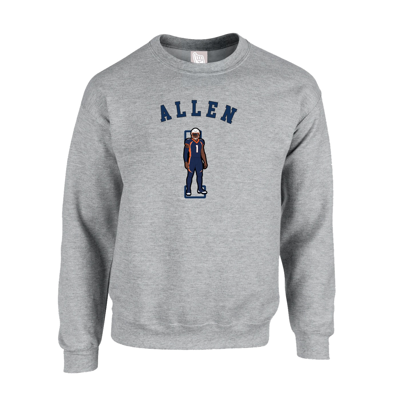Fleece Crew — Shirsey Arch in Grey