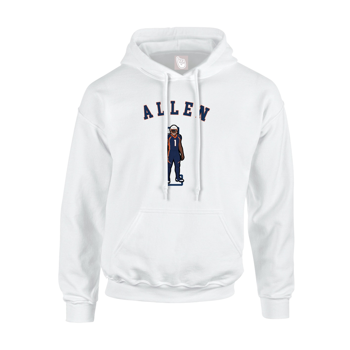Youth Hoodie — Shirsey Arch in White