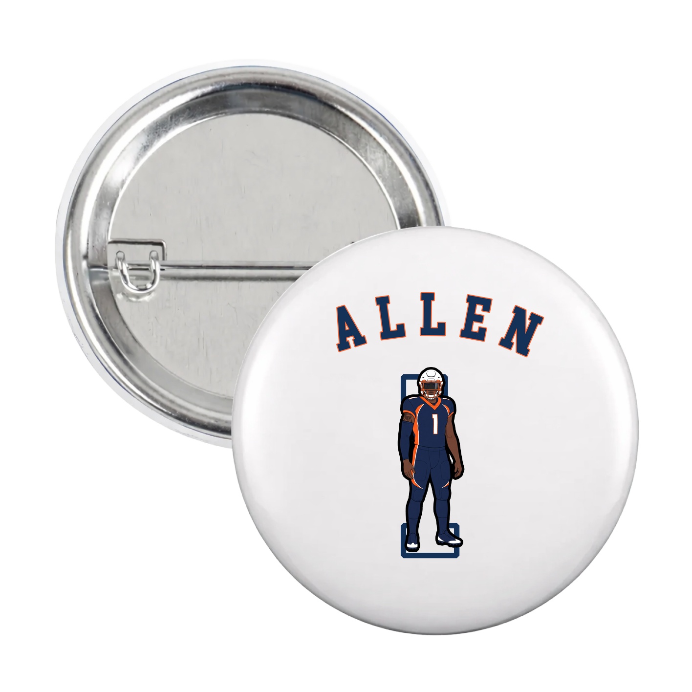 Game Day Button — Shirsey Arch in White