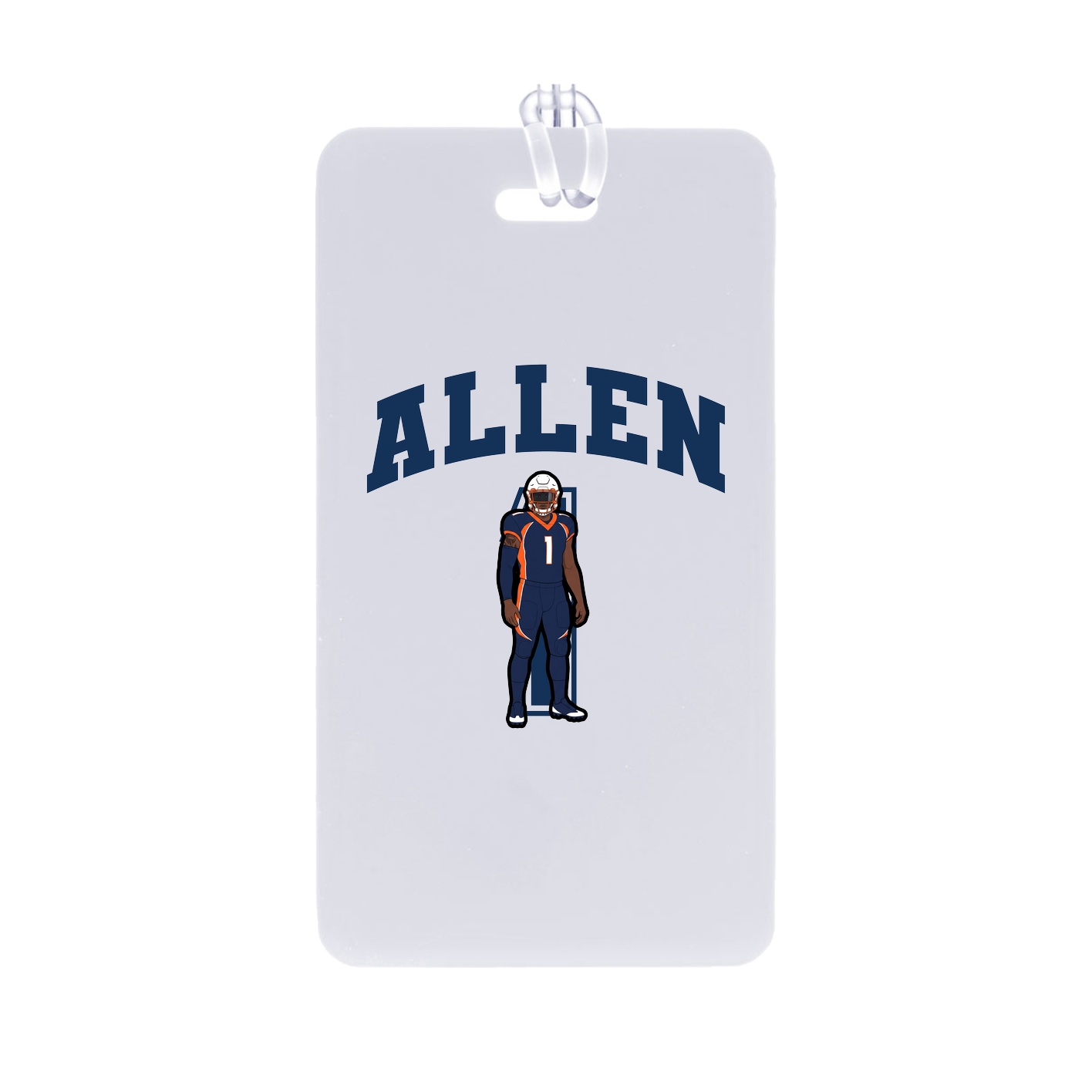 Bag Tag — Number in Classic