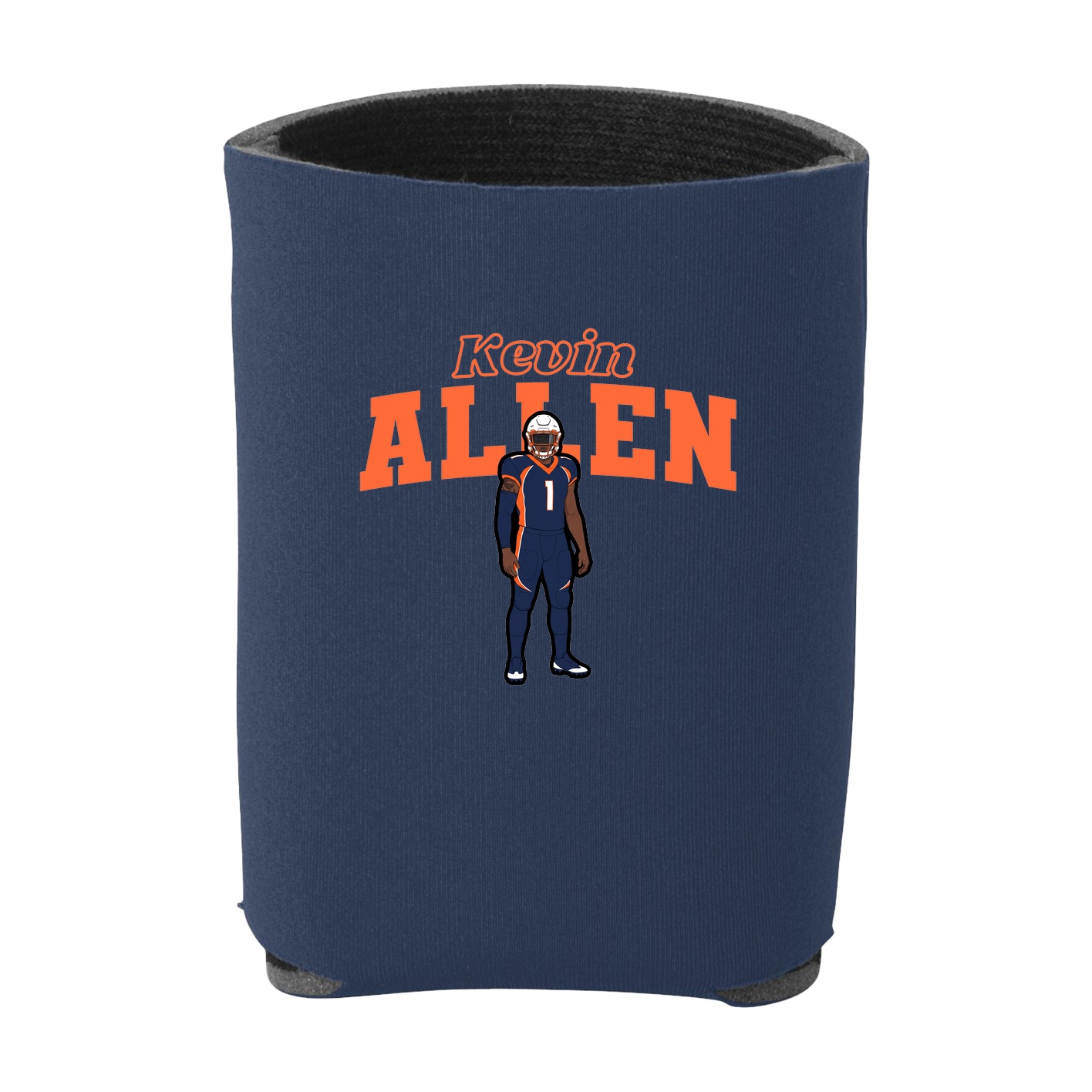 Can Holder — Name Arch in Navy