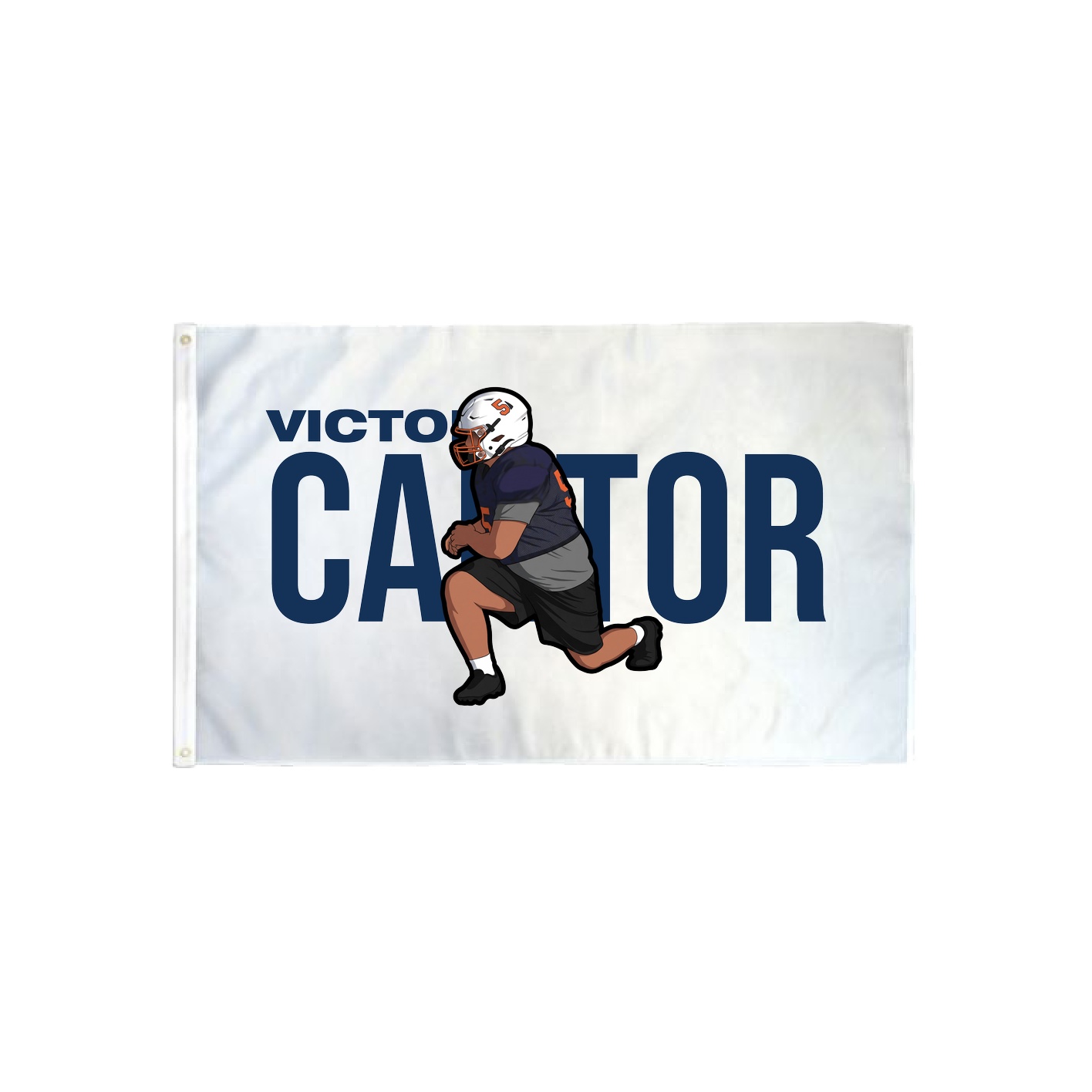3x5 Flag — Player Name in Classic