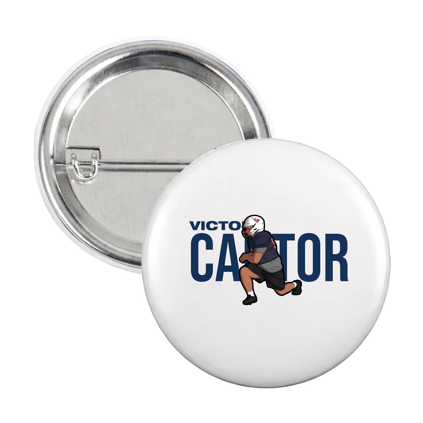 Game Day Button — Player Name in White