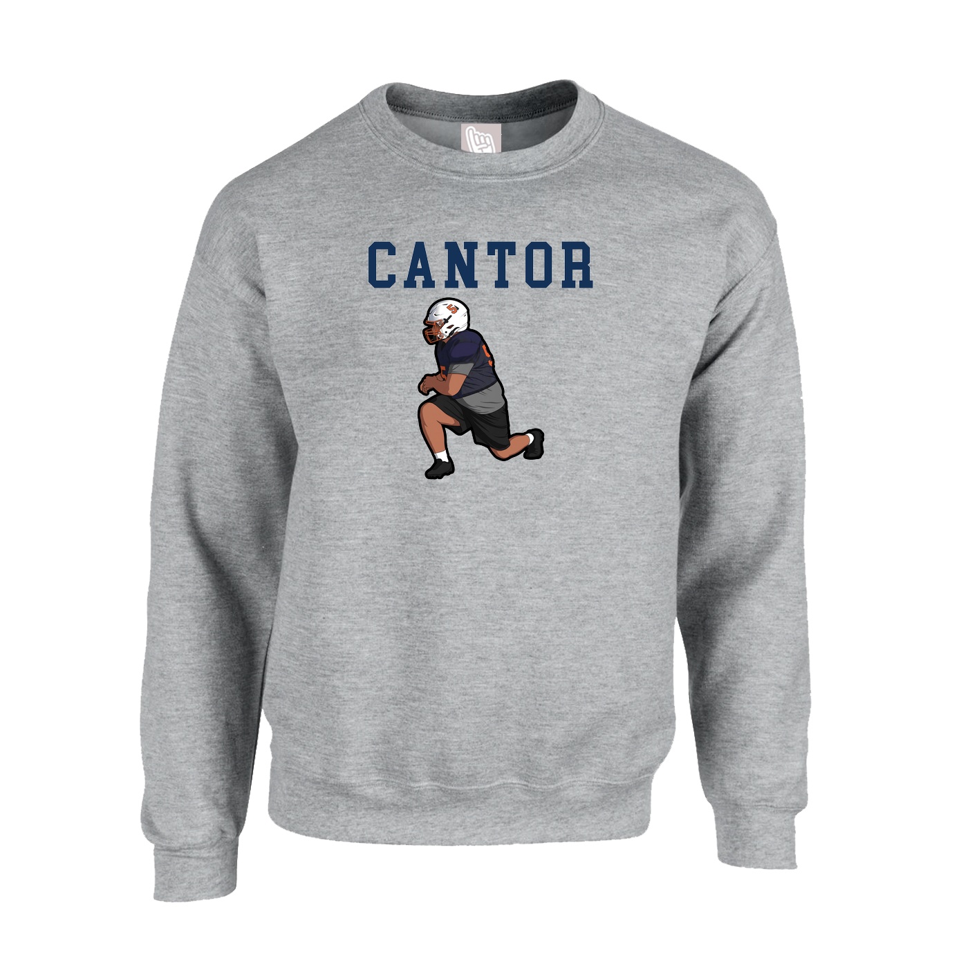 Fleece Crew — Shirsey in Grey