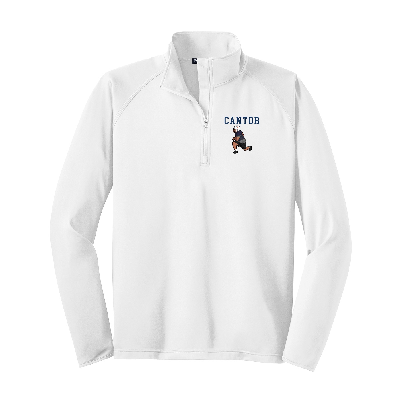 Q-Zip Pullover — Shirsey in White