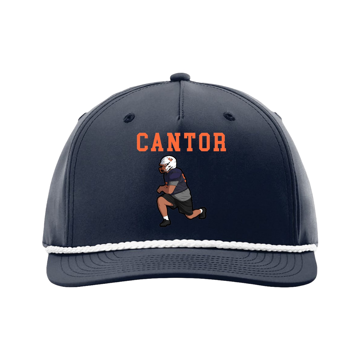 Five-Panel Classic Rope Cap — Shirsey in Navy