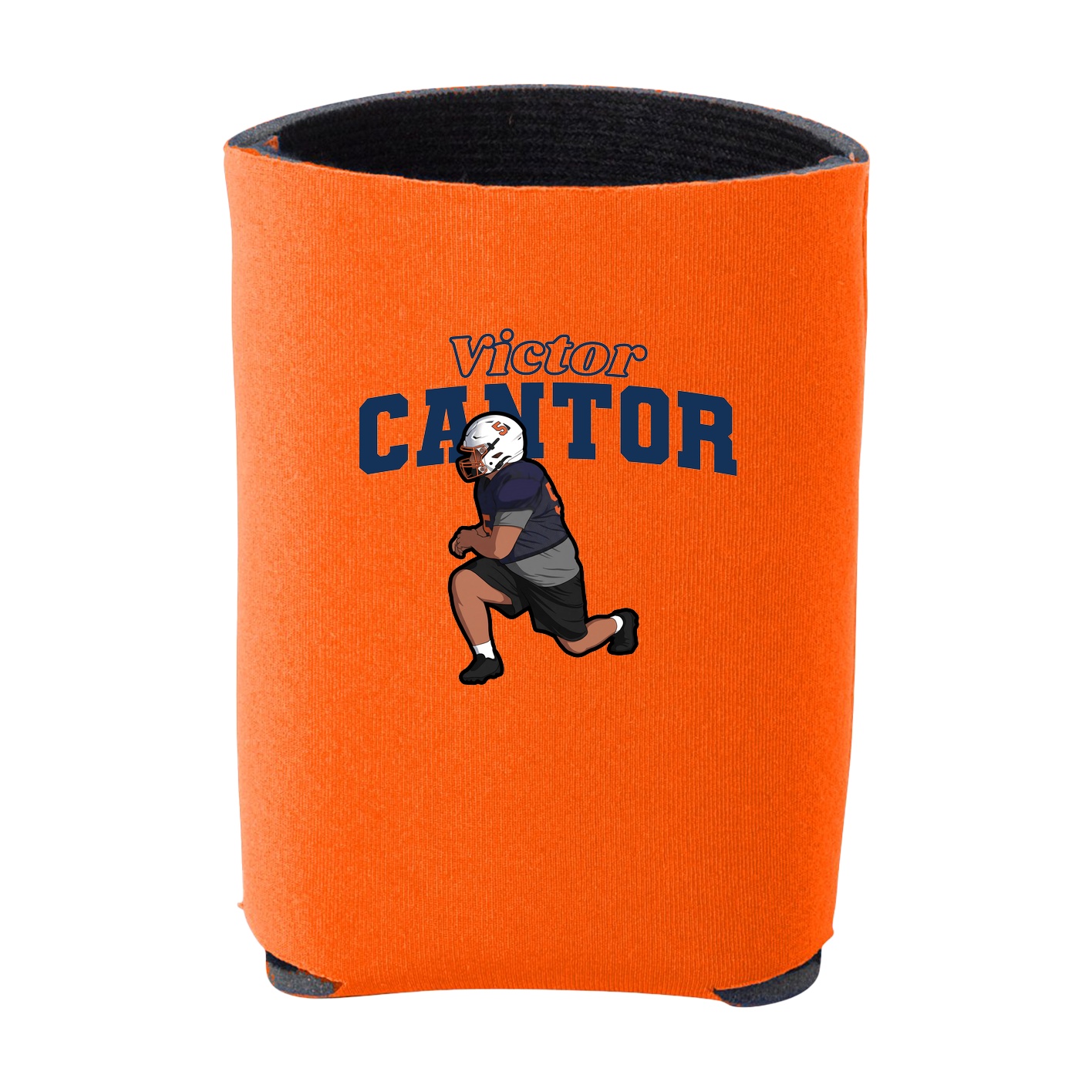 Can Holder — Name Arch in Orange