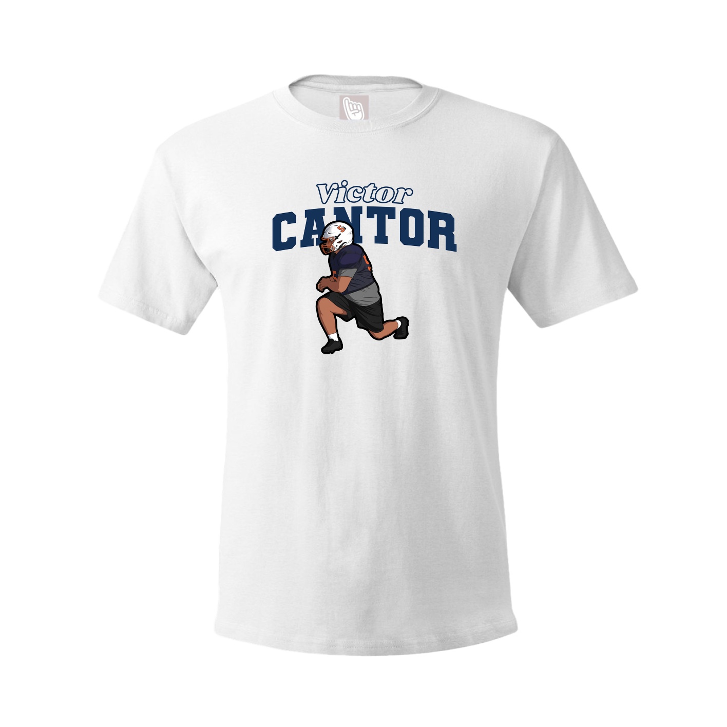 Tee — Name Arch in White